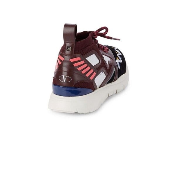 New Authentic Valentino Garavani Mix Media Runner Sneaker Men Shoe 43 $945 - Picture 3 of 14